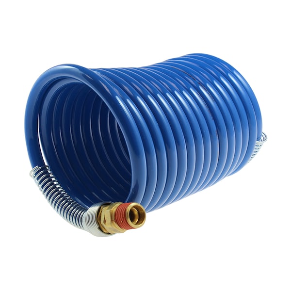 Stowaway Coil 1/4" ID x 12 ' 1/4" MPT Swivel